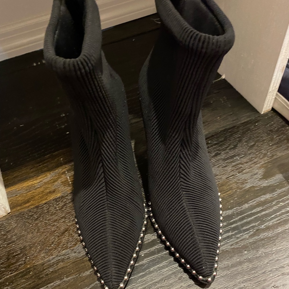 Alexander wang eri knit sock bootie
